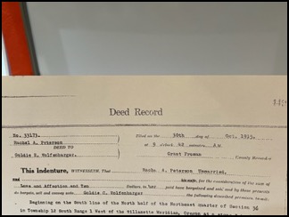 RA Peterson deed to GC Wolfenbarger